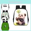 Geräumiger 15-Zoll-Panda-Rucksack für Grundschulkinder, leichtes Oxford-Gewebe