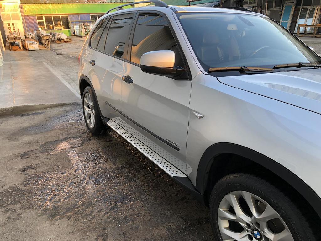 

Оригинальные пороги (2 шт., алюминий) для BMW X5 E-70 2007-2013 гг