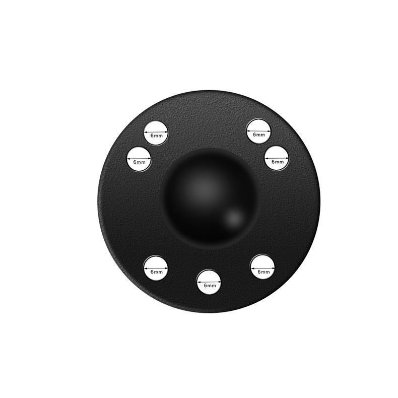 1-Inch Square Diamond Ball Head Base Bracket for Monitor and Phone Navigation