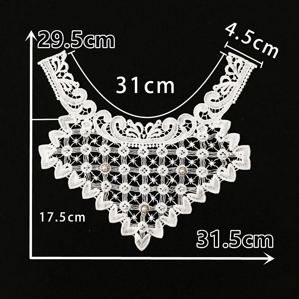 

продажи 1-10 штук черно-белого кружева для воротника, ткань для шитья своими руками, украшение, кружевная отделка, модный аксессуар 1pcs