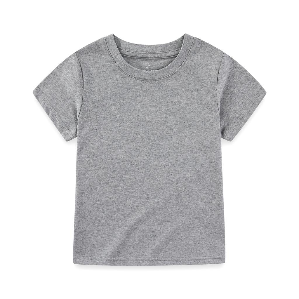 KIDDIEZOOM Modisches und bequemes kurzärmeliges T-Shirt für Säuglinge und Kleinkinder, Jungen und Mädchen, 100 % reine Baumwolle, weiche Neugeborenenkleidung