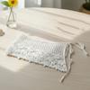 Elegant Crochet Flower Butt Curtain Embroidered Waistband Shoulders Fake Collar  Women