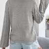 2026 Spring/Summer Women's Knitted Hollow Lace Open Shirt S-XL