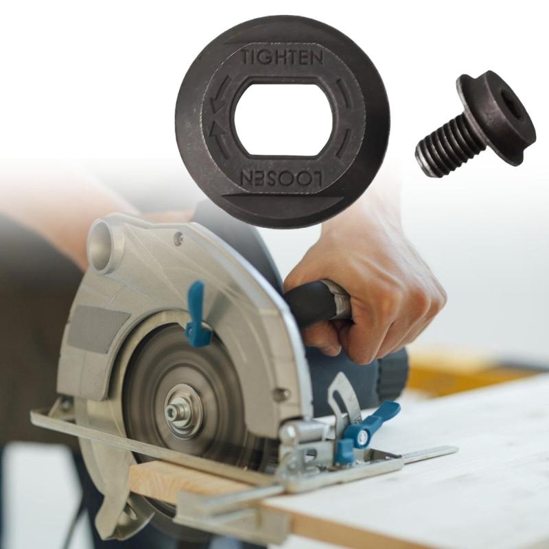 High Performances Circularsaw Blade Clamping Bolt and Outer Clamp Flange Washer Set Replacement Part For Secure Locking
