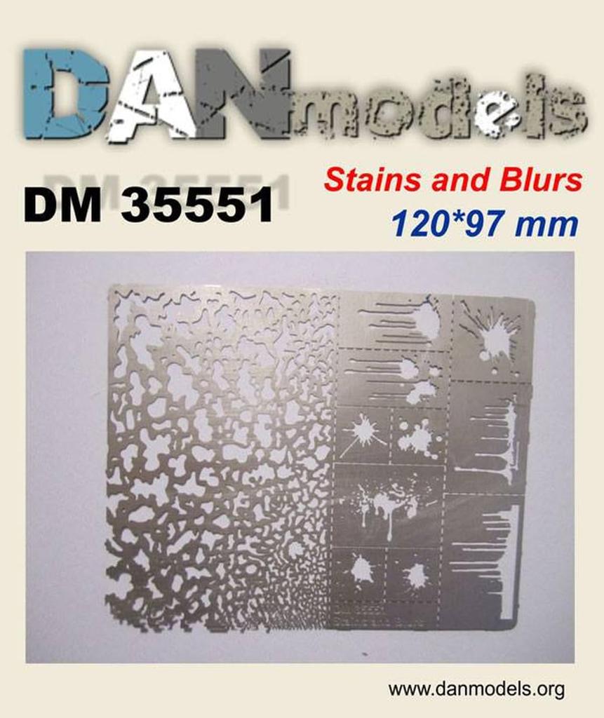 Dan Models Weathering Raindrop Etching Stencil Hobby Painting Tools DAN35551 1/35 (Large)
