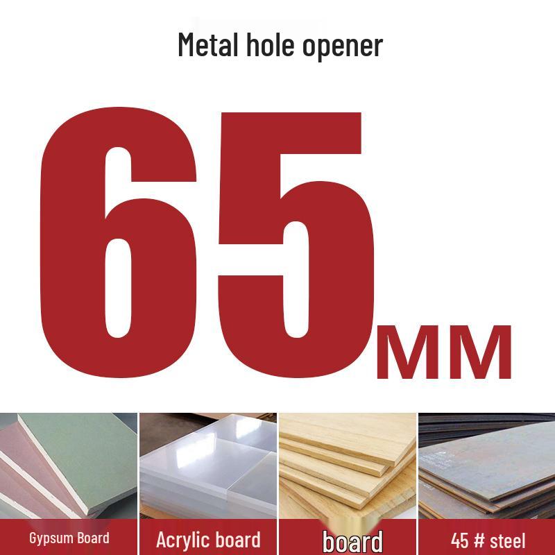 High-Speed Steel Bimetal Hole Puncher for Wood, Stainless Steel, and Plastic.