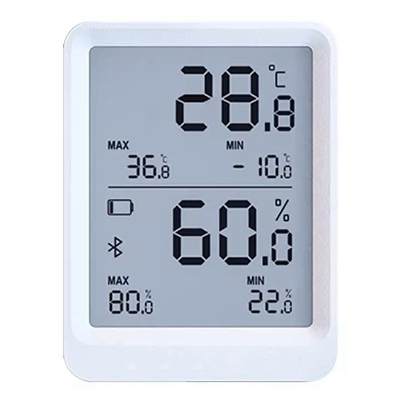 Temperature And Humidity Recorder Bluetooth Temperature Humidity Monitor Support Automatic Data Reports For Hatching Box-B61B белый