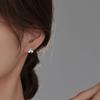 Dream Ballet Dancer Stud Earrings Female Japanese And Korean Luxury Elegant Temperament Dancing Girl Earrings Internet Celebrity Ins Earrings