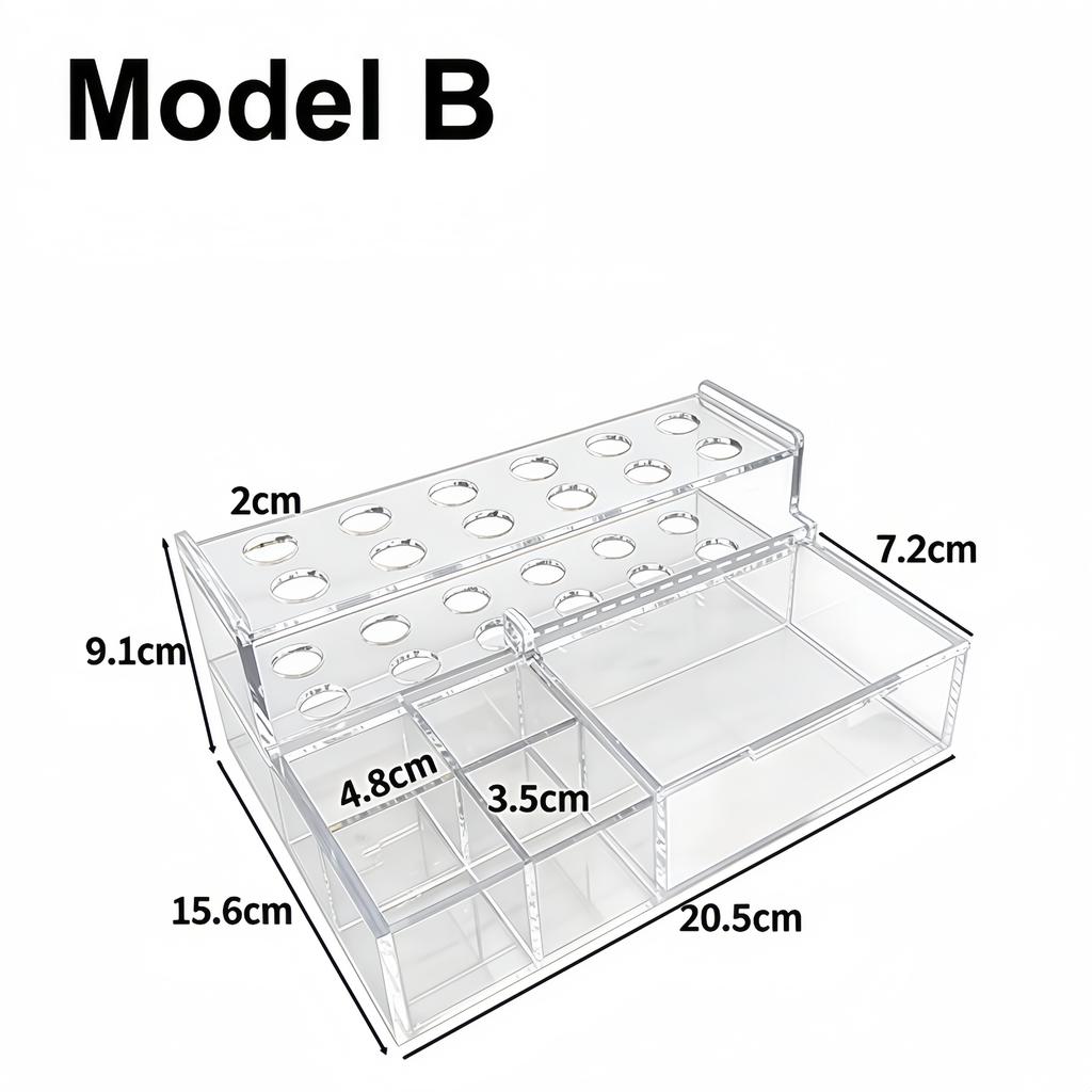1Pcs Dental Aesthetics Resin Storage Box Adhesive Tool Holder Oral Multifunctional Storage Rack Small/Medium/Large Sizes