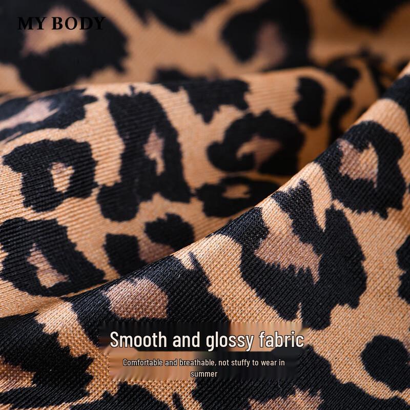 mybody Women's Leopard Print Lace Briefs