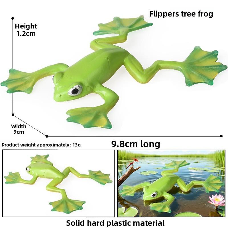 Animal Childrens Frog Plastic Model Toy For Educational Play Gift Collectors