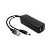 Plastic POE Splitter Converts 48V to 12V  IEEE802.3af/at Standard for Surveillances Camera Systems Easy Installation