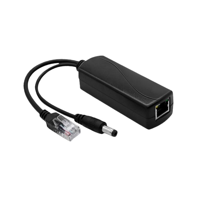 Plastic POE Splitter Converts 48V to 12V  IEEE802.3af/at Standard for Surveillances Camera Systems Easy Installation