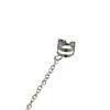 Retro Women Stud Earrings Beating Heart Pendant Asymmetrical Cuff Earrings Korean Style Jewelry