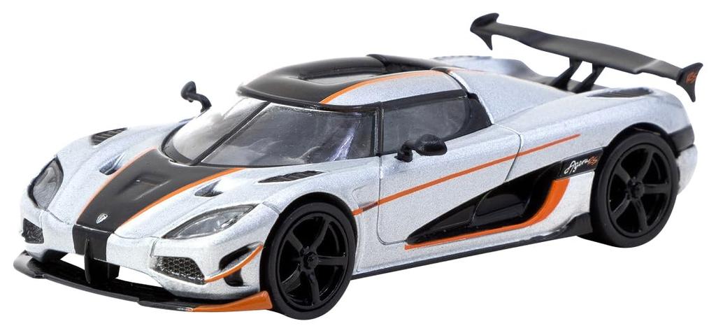 TARMACWORKS Koenigsegg Agera RS Moon Completed Product 1/64 Silver/Black T64G-TL005-MS