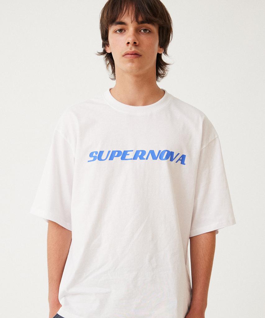 NTBC Supernova Lettering Short Sleeve T-Shirt (White)