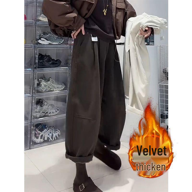 Plus Size Pear Shape Slimming Elastic Waist Loose Harem Pants - New Spring Style