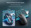 X7 Silent Pink Wireless Keyboard & Mouse Set for Women - Stylish Office Accessory