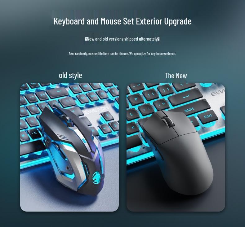 X7 Silent Pink Wireless Keyboard & Mouse Set for Women - Stylish Office Accessory