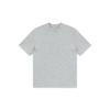 Camiseta de Hombre de Color Sólido con Cuello Redondo, Estilo Americano, Corte Holgado, Manga Corta, Ropa de Verano