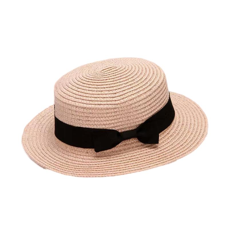 Korean Summer Men's and Women's Top Hats Straw Hats Sunshade Sunscreen Hats Beach Vacation Travel Hat