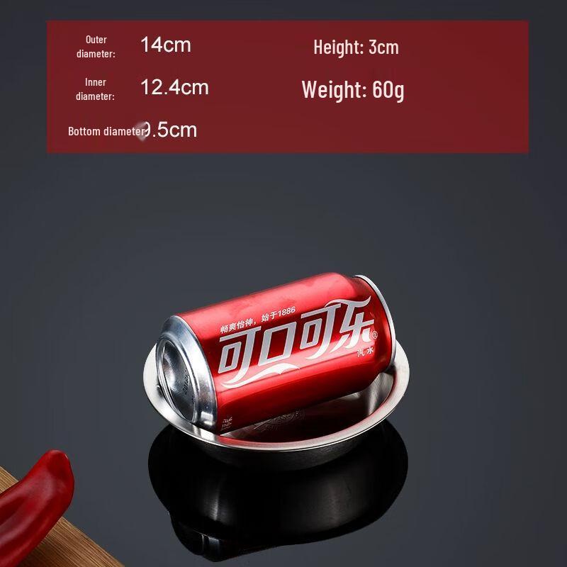 304 Stainless Steel Round Serving Plate