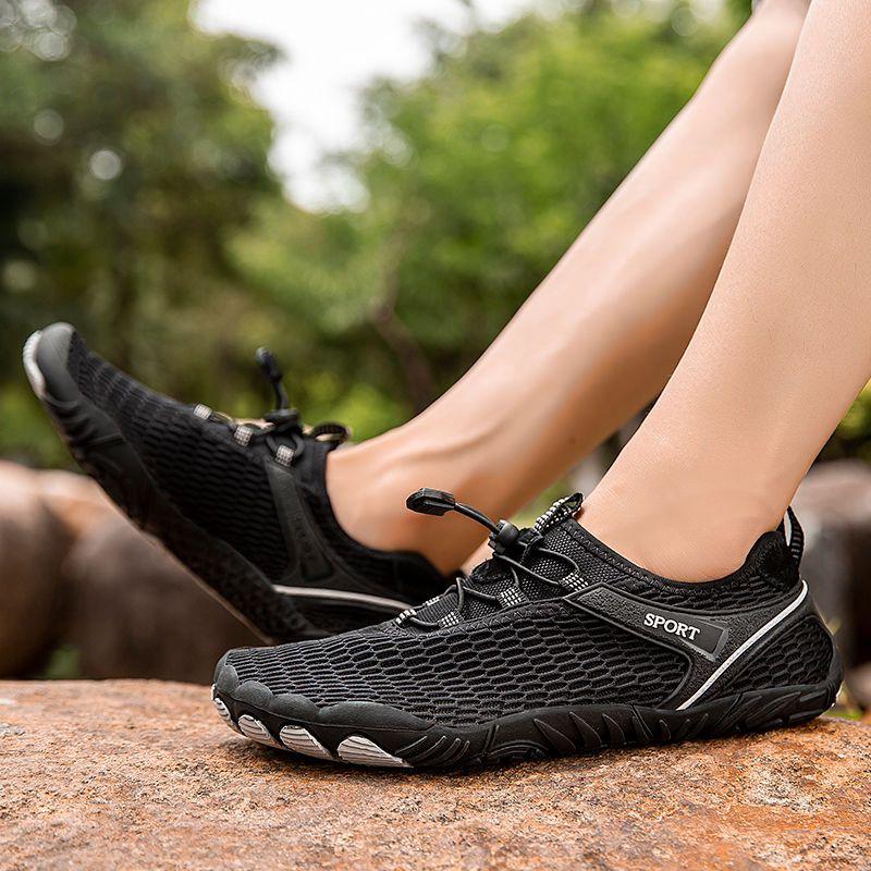 Fashion Gray Breathable Running Male Sports Shoes Mesh Upper Outdoor Trend 2025 Low Price Spring and Autumn Size 9 Men's Casual Sneakers