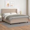 3121050 vidaXL Spring Bed Base Brown 140x200 Cm Faux Leather