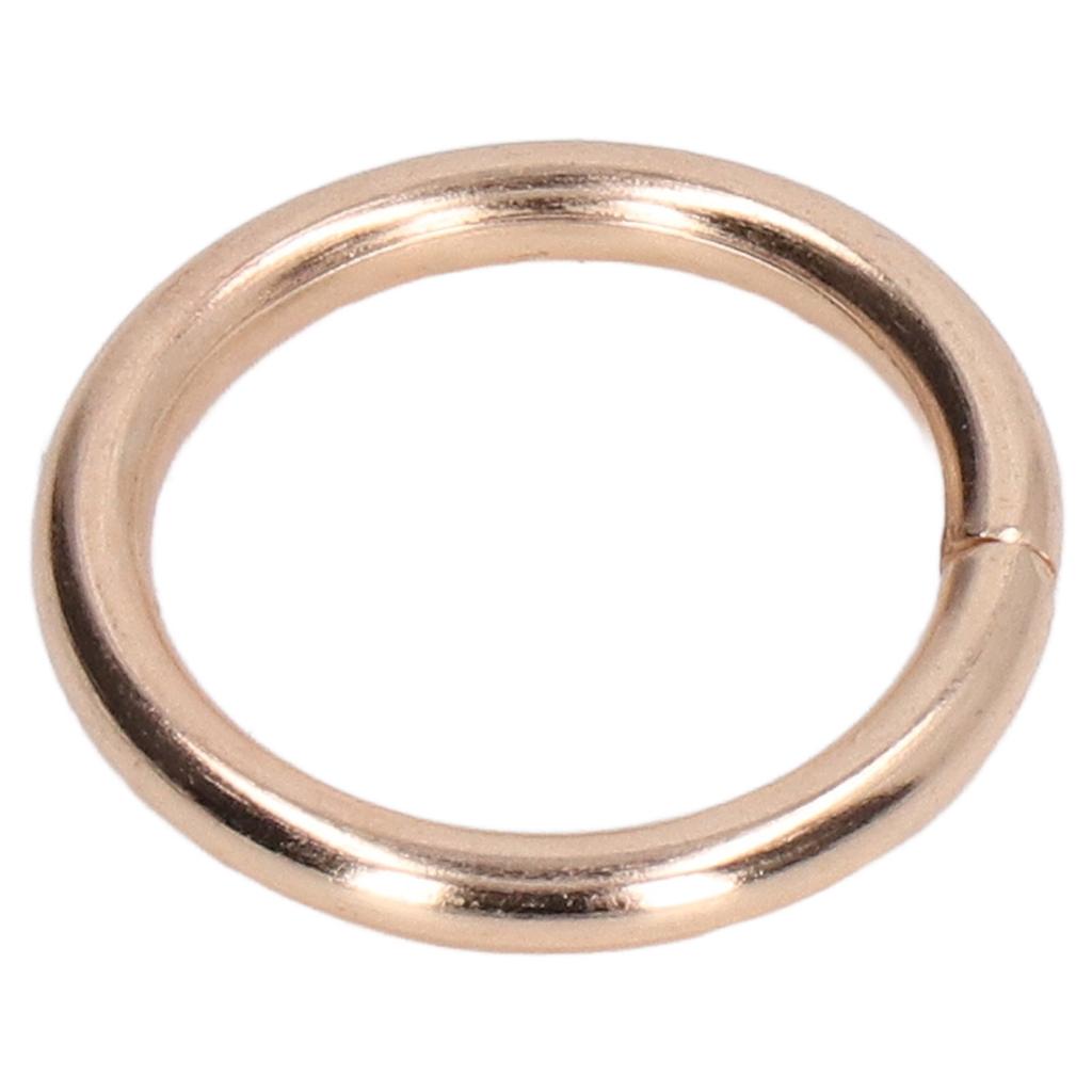 50Pcs Metal Rings 15x3mm Iron Material Sturdy   Multifunctional Exquisite O Rings Metal