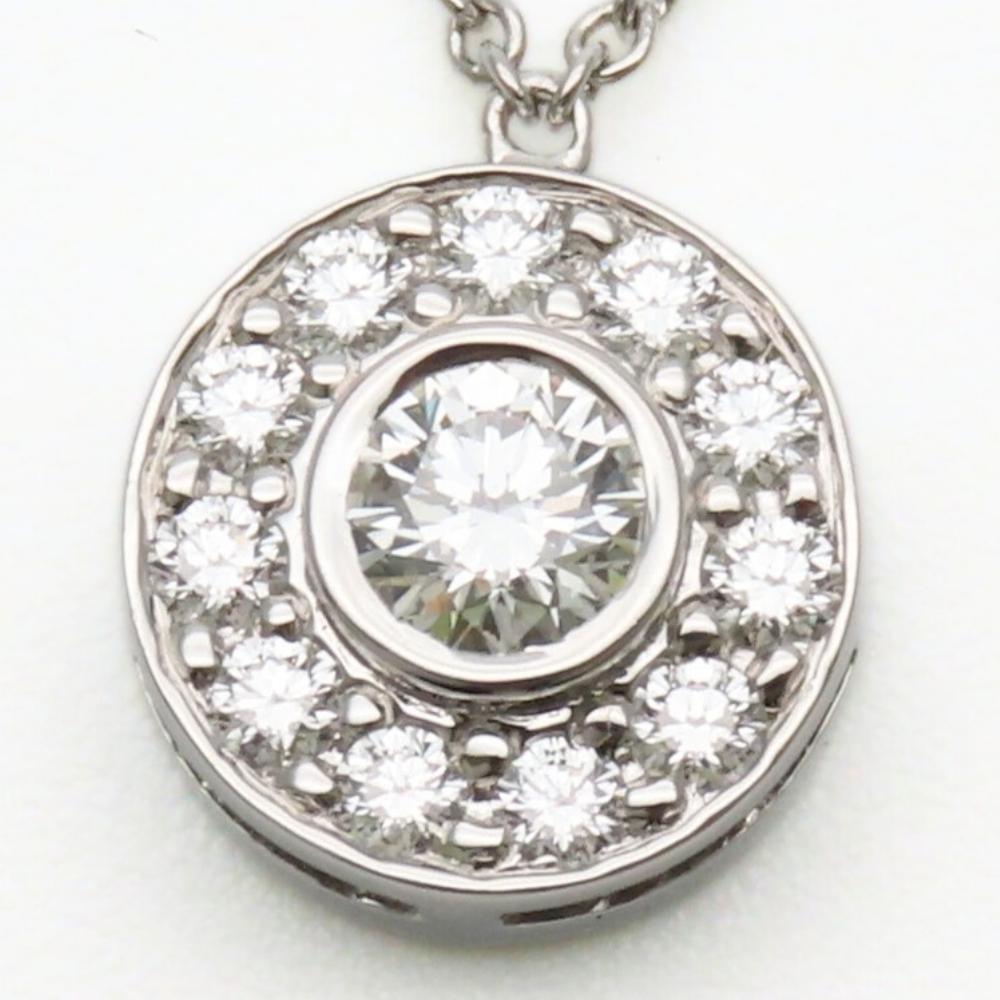 Used TIFFANY&Co. Necklace Circlet Pt950Platinum/diamond 3.2g Platinum Pendant