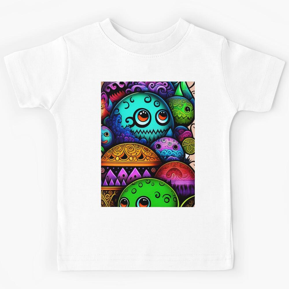 Many Not Scary Monster 5 Kids T-Shirt 140