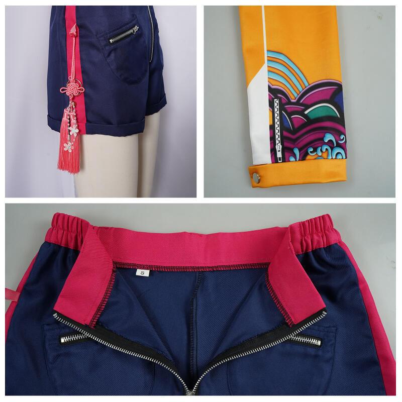 Kpop Dämonenjäger Rumi Zoey Mira Cosplay Huntrix Kostüm für Mädchen Kleidung Gruppe Idol Rollenspiel Halloween Karneval Anzug