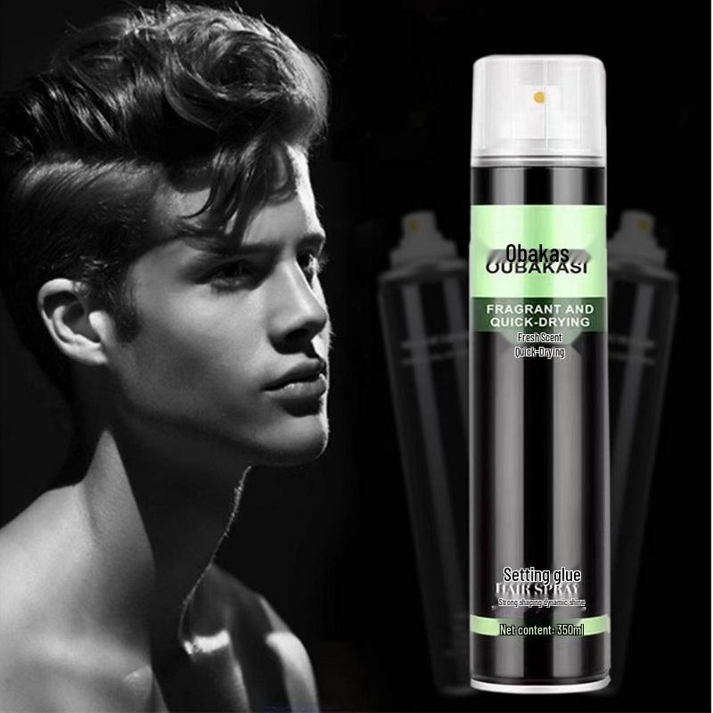Oubakasiobo Fresh Scent Non-Sticky Hairspray for Styling & Updos