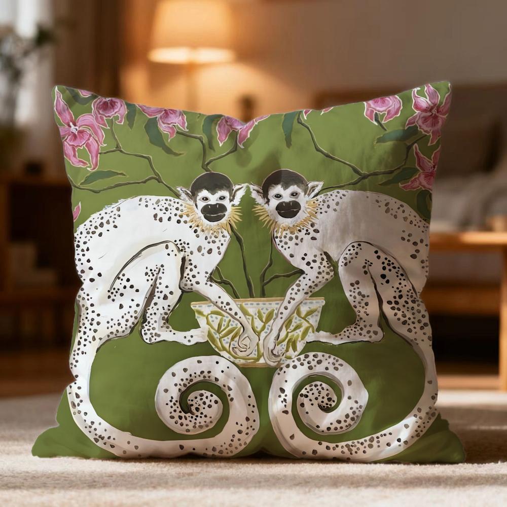 Popular P-Ppaige gemmeled Cushion Cover Soft Washable Pillow Case Multi-Scene for Couch Bed Travel Office Use