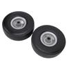 2PCS 10 Inch Solid Rubber Tire 4.10 3.50 4 In Anti Explosion Tire Solid Replacement Tires with 5 8 Inch Bearings 2.2in