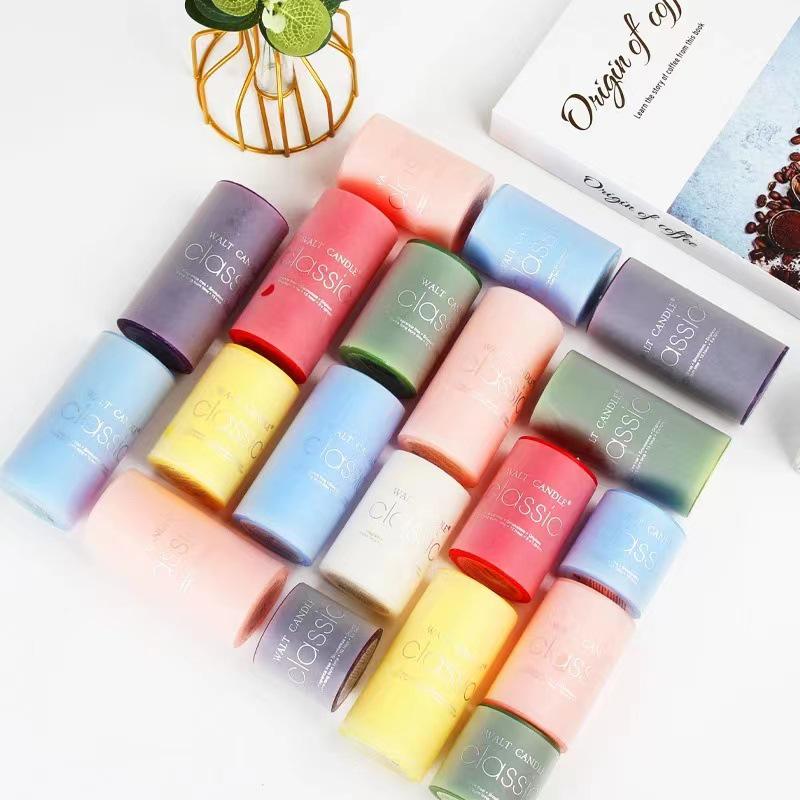 Colorful Cylindrical Scented Candles - Smokeless for Emergency, Weddings, Birthdays, and Church or Hotel Décor