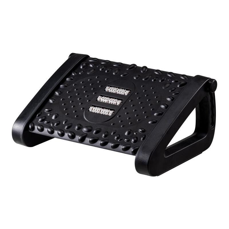 Ergonomic Under-Desk Massage Footrest with Rollers