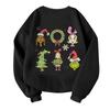 Children's Fashionable Lightweight Long-sleeved Round Neck Pullover With Pockets Printed Pullover