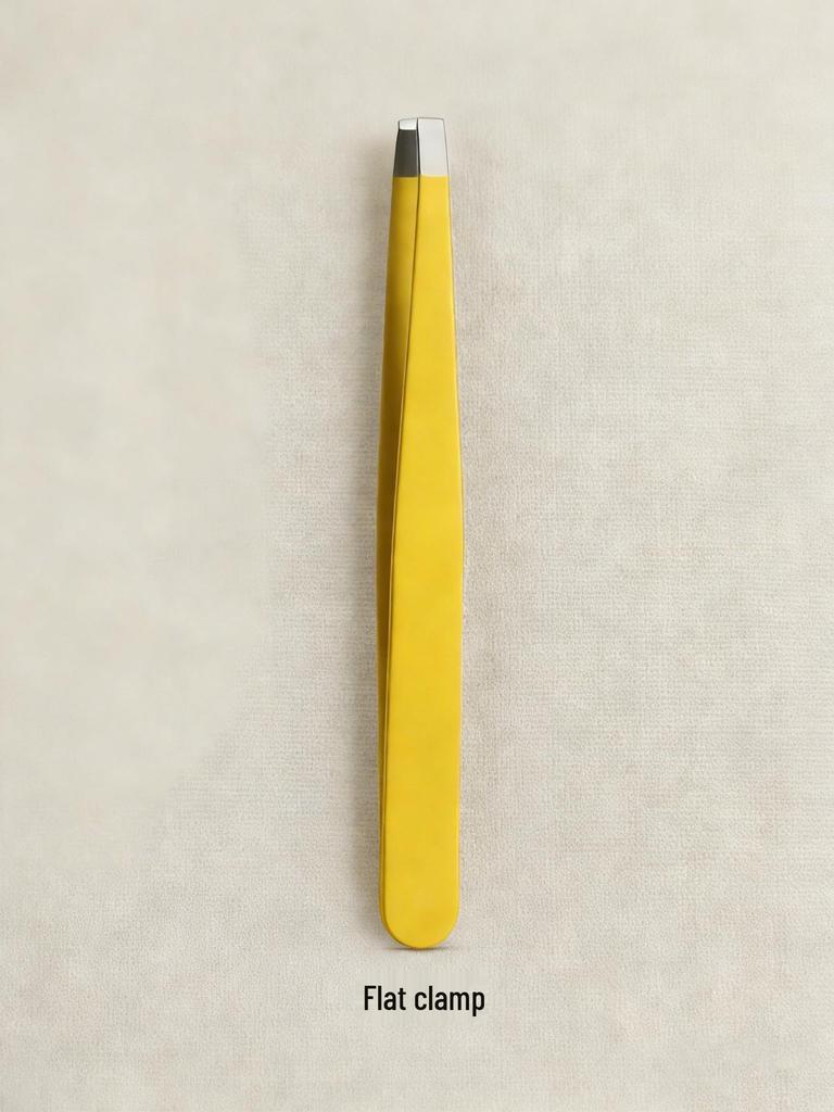 Universal Men's Eyebrow & Beard Tweezers Set with Razor & Leather Case