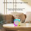 Bluetooth Wireless Portable Speaker Multi-function Karaoke with 2 Microphone Music Player Karaoke Machine For Kids Adults Home
