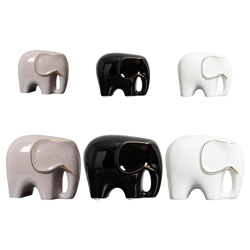 Modern Ceramic Statue Furnishing Animal Ornament for Home Living