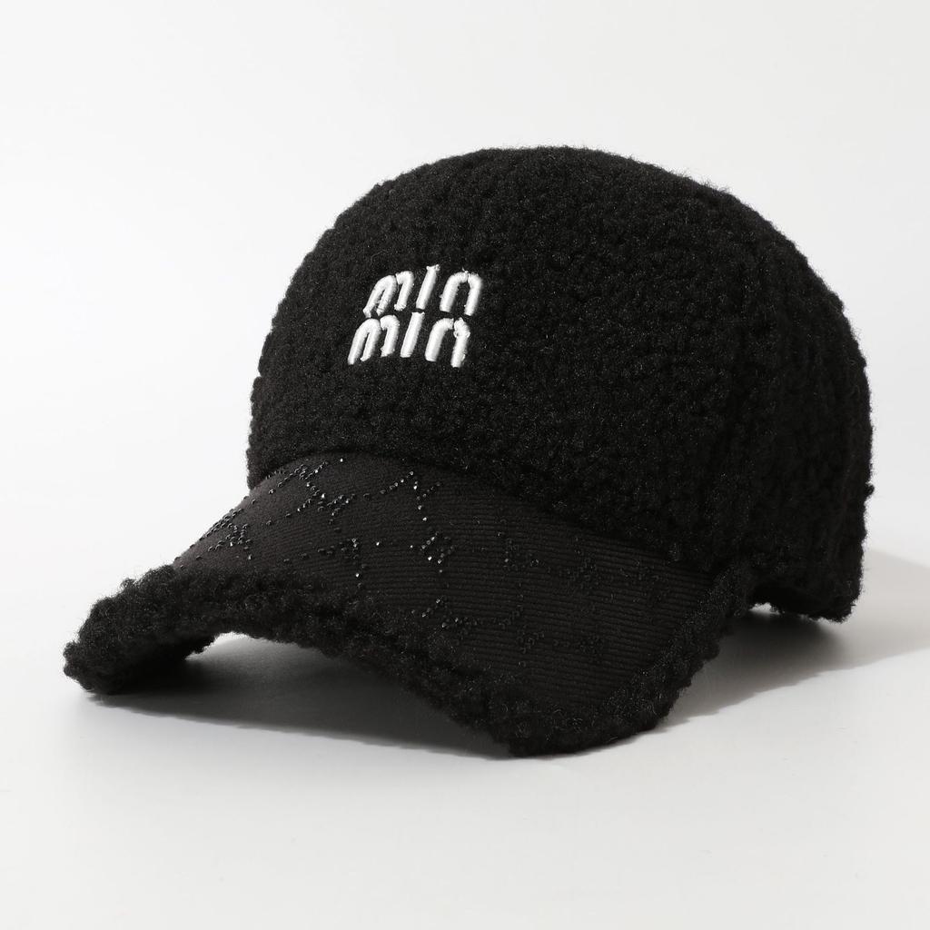 Lamb Thickened Hat In Autumn and Winter To Keep Warm In Winter Versatile Peaked Cap Plush Korean Version Fashionable Winter Baseball Cap