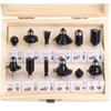 12pcs 6mm Shank Router Bit Set Trimming Straight Milling Cutter Wood Bits