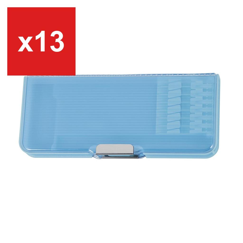 Kutsuwa Pittanton Pencil Case, Clear Mint