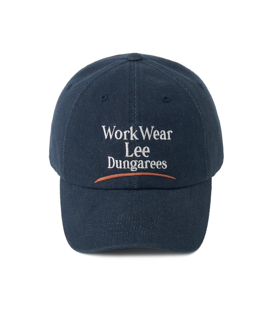 LEE Denim Lettering Ball Cap Indigo Low