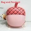 Acorn Cute Cartoon Shaped Children Backpack For Education Use With Doll Pendant
