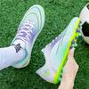 New Football Shoes Boys and Girls Children Long Broken TF Nails Adult Green Artificial Grass Training Shoes