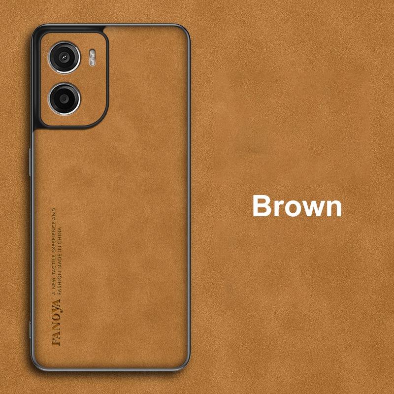 For Motorola Moto G06 Case Luxury PU Leather Phone Case For Motorola G06 Back Cover Matte Silicone Shockproof Full Protection