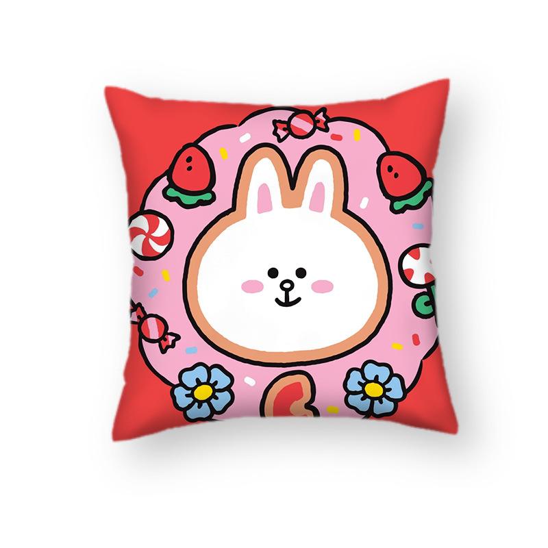 New Cartoon Doll Home Cute Pillow Cushion Cover Couple Gift Nap Sofa Car Gift Pillow