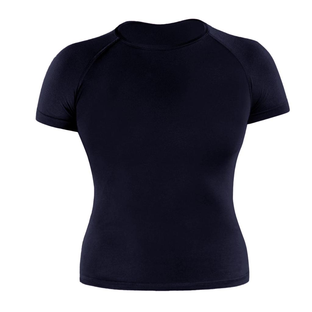 DFYNE Full Matte Nylon Seamless Moisture-Wicking Fitness T-Shirt